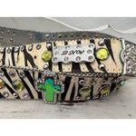BHW WESTERN COWGIRL ANIMAL PRINT LEATHER BELT | ZEBRA |‎ GREEN Photo 1