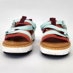 Chloé Lilli Multi-Strap Platform Sandals Orange/Teal EU 38 (US 7.5–8) Photo 12