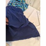 Bisou Bisou  Women's Tropical Leaf Print Halter Dress Size 3 Multicolor Photo 6