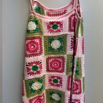 India Boutique Pink and Green Crochet Dress Size undefined Photo 3