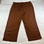 Old Navy TALL  Precious Earth Brown Linen Blend Wide Leg Lounge Pant XXLT Photo 5