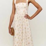 Reformation ππ Tagliatelle Linen Dress ~ Mildred Floral Print 12 NWT Photo 8
