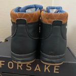 Forsake Patch Mid Hiking Boots Womens Size 8 Leather Waterproof Shoes Black Tan Photo 2