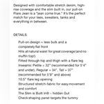 NWT Spanx Pull On Flare Jeans Midnight Shade Sz XS Petite Blue Photo 9