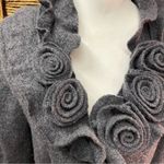 Marisa Christina Charcoal Grey Wool Jacket‎ size Medium Gray Photo 2