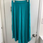 Ny Collection  Teal Maxi Skirt, new. Small Photo 1