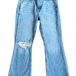 American Eagle Highest Rise 90s Flare Distressed Size 6 SHORT Photo 0