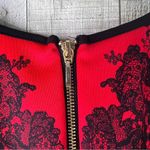 B Darlin B. Darlin Size 7/8 Red Black Halter Racerback Sleeveless Dress w/Back Zipper Photo 3