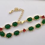 Adjustable Crystal Charm Bracelet for Women Gold Photo 1
