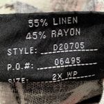 Vintage Copa Cabana Shirt Black Camp Collar Hawaiian Floral Print Short Sleeve Size undefined Photo 10