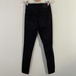 Levi's Women's 721 Black High Rise Skinny Super Distressed Jeans Size 24 Photo 5