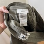 Paige  olive green indio zip ankle jeans size US 6 Photo 4