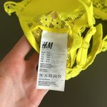 H&M  Neon Yellow Lace Bra 34A Photo 2