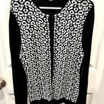 August Silk  Heritage Black Leopard Cardigan size‎ XL Photo 0
