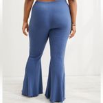 Aerie  Kick-It Ribbed High Waisted Super Flare Pant Photo 3