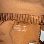 Aerie  Women’s Sz M / L Brown Ribbed Bikini Swim Set Triangle Top Bottoms Photo 2