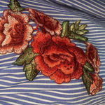 Miley + Molly blue striped shirt size S Photo 1