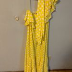 Target Lisa Marie Fernandez (Medium) polka dotted,one
shoulder dress. New Photo 3