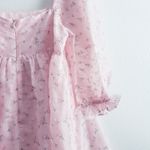 Altar'd State  Chiffon Lined Stephanie Floral Eyelet Mini Dress Photo 9