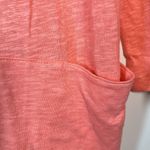 J.Jill  Linen Blend Open Front Cardi Coral Orange Beach Size XLP EUC #0637-OC Photo 3