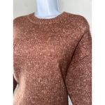 Saltwater Luxe Womens M Sweater Brown Crew Neck Knit Pullover Casual Top Photo 1