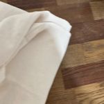 Aritzia  Womens Effortless Pants 10 White Trouser Pin Stripe Wide Leg Pleat Loose Photo 3