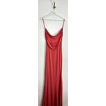 Katie May Surreal Cowl Back Evening Dress in Coral Size Large Photo 8