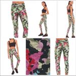 Terez  Tall Band Multi Color Camo Capri Leggings Photo 6