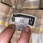 Route 66  Beige Yellow Vintage 2000's Plaid Check Shorts Photo 5