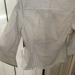 Covington  quarter slit sleeve button down stretch top Photo 5