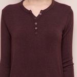 Brandy Melville ✨  Callan burgundy long sleeve✨ Photo 1