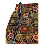 Pretty Little Thing  Brocade Mini Skirt Metallic Floral Zipper Gold Size 10 NWT Photo 10