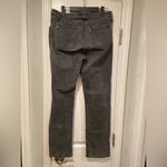 Lee  Size 14 Curvy Fit Fray Stretch Denim Straight Leg Jeans Gemstone Button Stud Photo 2