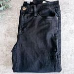 frame denim Frame Le Skinny De Jeanne Black Zipper Ankle Detail Size 26 Photo 0