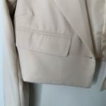 Pretty Little Things Beige Cropped Blazer Sz 8 Photo 9