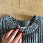 Jack by BB Dakota  Gray and Orange Striped Sweater Photo 2