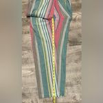 Anthropologie the odells Pastel Striped Cropped Pants Photo 4