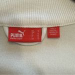 Puma  Track Jacket in White and Gold Sz Small Photo 3