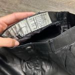 Tasmania leather straight leg pants 22x26 Black Size XS Photo 1
