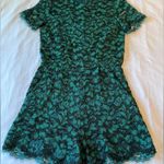 ZARA Woman Dark Green Lace Romper Size M EUC Photo 4