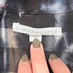 Patchwork Flannel Dress M Black Size M Photo 11