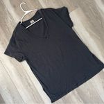 Free People  Tshirt v neck oversized flowy womens Gray (xsmall) casual boho Photo 0