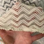 Dotti Lace Racerback Midi Swim Cover Up White Size L Photo 3