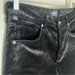 Citizens of Humanity NEW  Isola Cropped Boot Cut in Black Velvet Sz 28 Photo 3