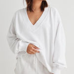 Aerie Vacay Every Day V Neck Sweatshirt Photo 0