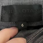 NILI LOTAN Paris Trouser Pants In Grey Prince Of Wales Gray Size 6 Photo 7