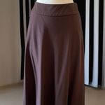 Jones New York A Line Midi/Maxi Skirt In Brown Size 6P Photo 3