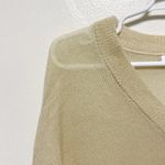 Oak + Fort Tan V-Neck Sweater Photo 3