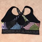 Under Armour  Multicolored Patterned Crossback Compression Sports Bra Photo 1