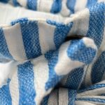 Faherty  Cypress Linen Stripe Belted Shorts | Blue/White | XS Photo 6